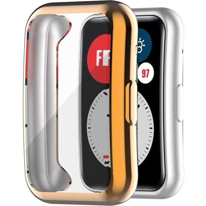 2-in-1 Case with Screen Protector for Huawei Watch Fit, Rose Gold