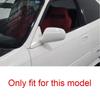 Для HONDA CIVIC EK9 TYPE R 1996-2001 ABS Накладка на боковое зеркало заднего вида автомобиля Колпачок крыла Внешняя отделка корпуса двери Клейкая наклейка