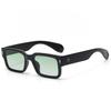 Men Retro Punk Fashion Sunglasses Square Protective Frame UV400 Unisex for Outdoor Adventures & Casual Style Shades Holiday Gift