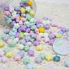 Colorful Macaron Star Wax Seal Set - Cute Aesthetic Wax Particles