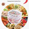 Disposable Divided Plastic Takeout Container