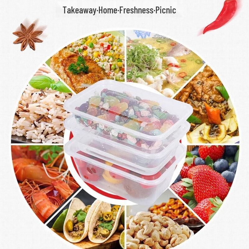 Disposable Divided Plastic Takeout Container