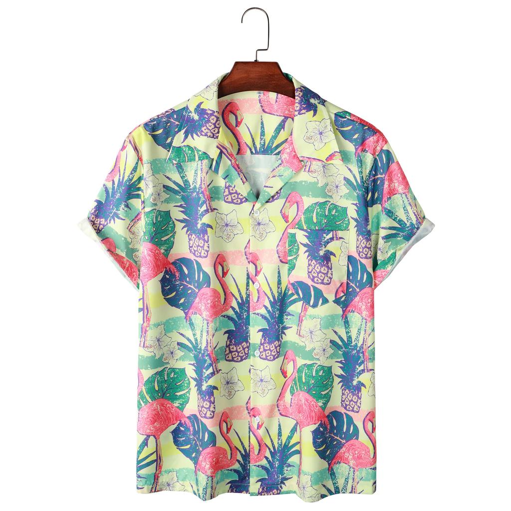 Funny Pattern 3D Print Men Shirt Man/Women Casual Fashion Short Sleeves Shirts Button Lapel Streetwear Oversized Unisex Clothing