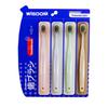 New User Discount: WISDOM Soft Bristle Toothbrush Set - 4-Pack with Easy-Tear Opening