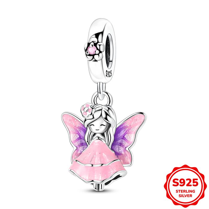 New Original Copper Animal Pendant Charm Beads Fits 3Mm Bracelet Necklace For Women Luxury Diy Jewelry Making