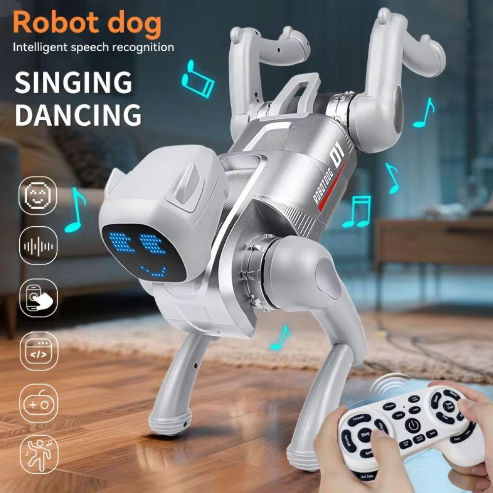 Programmable Smart Robot Dog Remote Control Interactive Robot Dog Voice Command Robot Best Gift