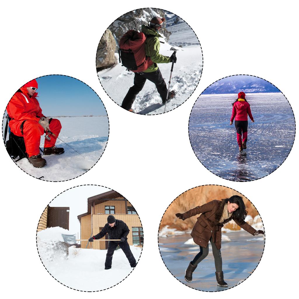 Накладки на обувь из нержавеющей стали для ходьбы по льду и снегу, шипы-ледоступы, кошки, противоскользящая обувь для туфель, ботинок, ходьбы по снегу, пеших прогулок, спорта