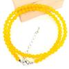 4mm Round Natural quartz Beads Necklace Natural Stone Lobster clasp 15inch Hand Made Neutral DIY Jewelry Making Women gift