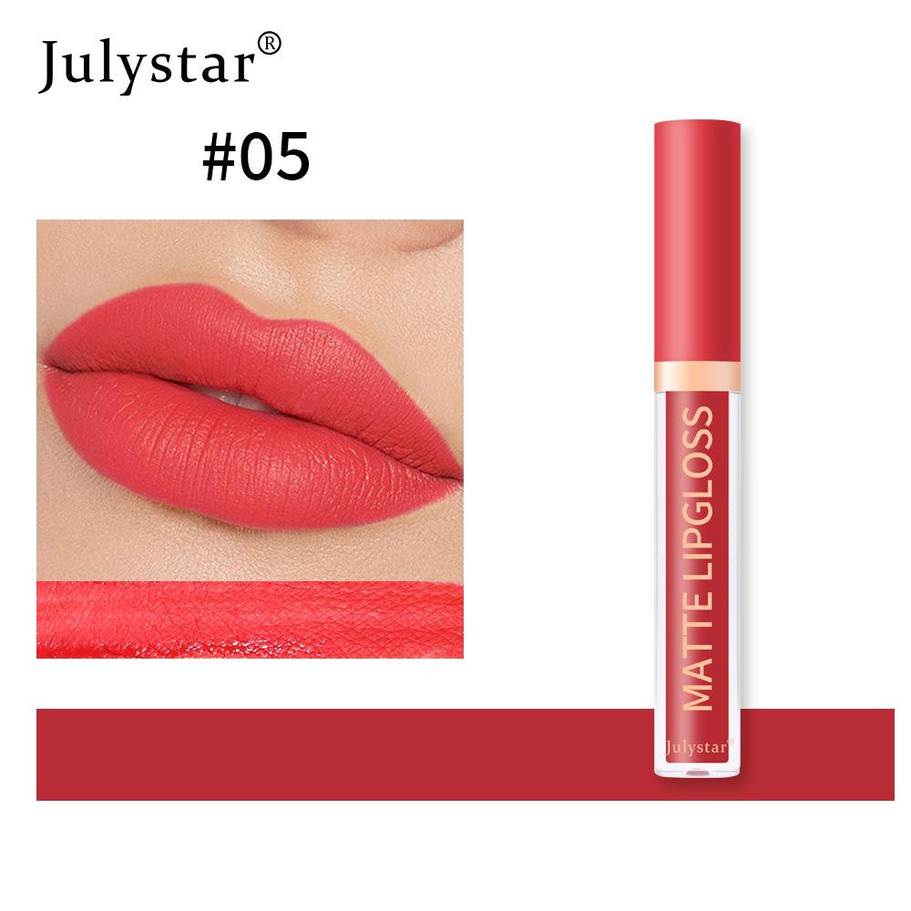 Julystar 12 Color Long Lasting Liquid Lipstick Matte Lip Gloss Women Sexy Beauty Makeup Cosmetic