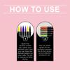 Nymixa Double-Ended DIY Nail Art Pen Set - Hand-Painted Nail Caps & Colored Patterns