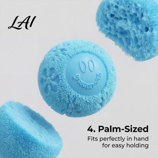 Anti-stress Hand Toy Fuzz Smiling Face Ball Squeeze Stress Relief Fuzzy Fidget Non-sticky Focus Aid Relaxation Anxiety Relieving Office Desk Pinching