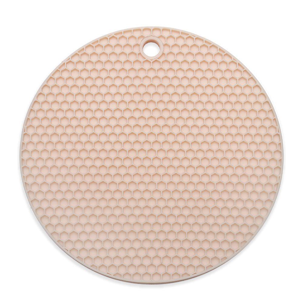 Kitchen Supplies Anti-Scalding Non-Slip Heat Resistant Mat Silicone Pot Holders Coaster Bowl Mat