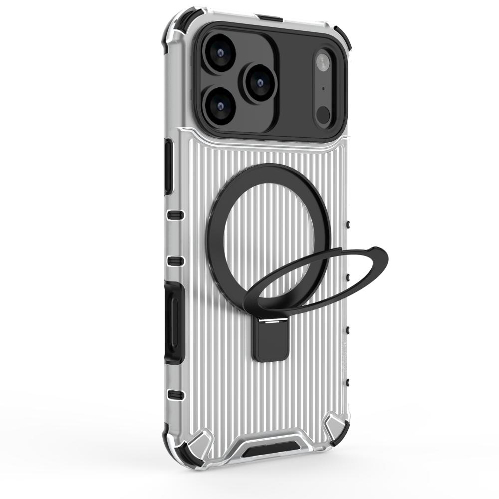Гибридный чехол Armor для Magsafe для iPhone 17 Air 16 15 14 Plus 13 12 11 Pro Max Магнитный металлический кронштейн Полупрозрачная матовая крышка