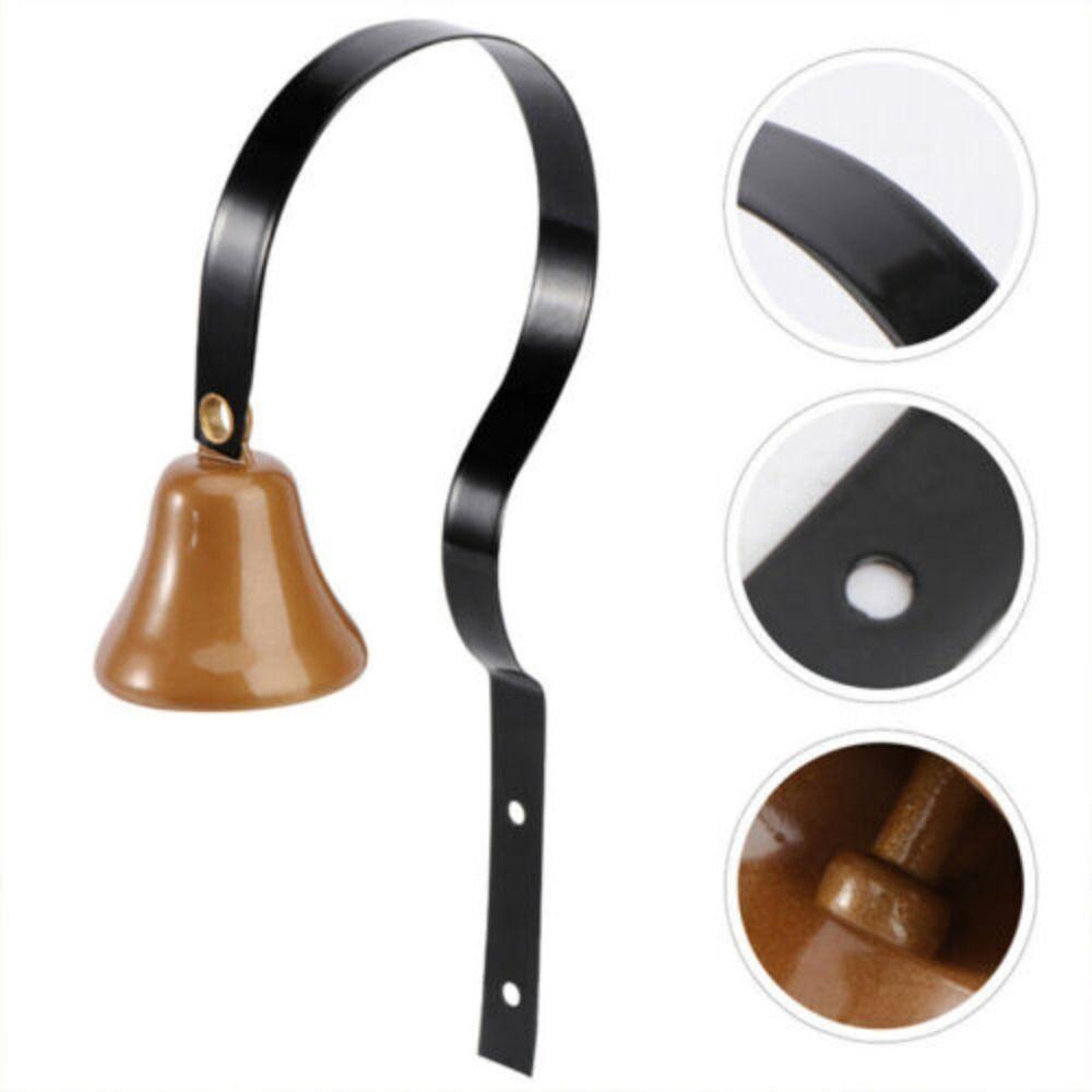 Creative Shop Decor Supplies Home Wall Mounted Pet Dog Bell Door Bell Metal Training Doorbell