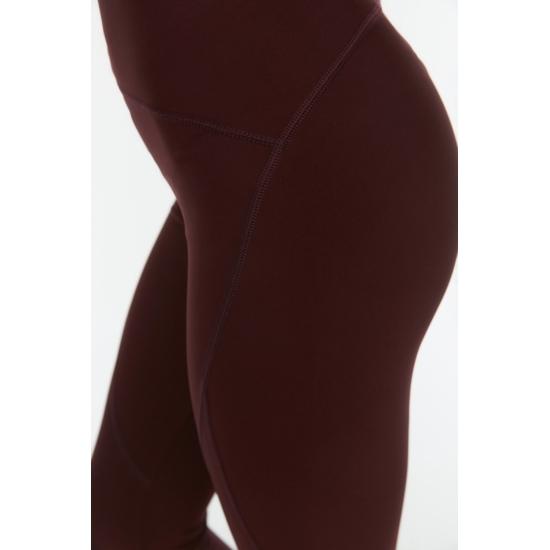 Sports Clothing Stitch Detail Gatherer Full Length Sports Tights