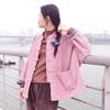 Woman Winter Niche Vintage Chinese Style Loose Coat Long Sleeves Solid Color Single Breasted Coat