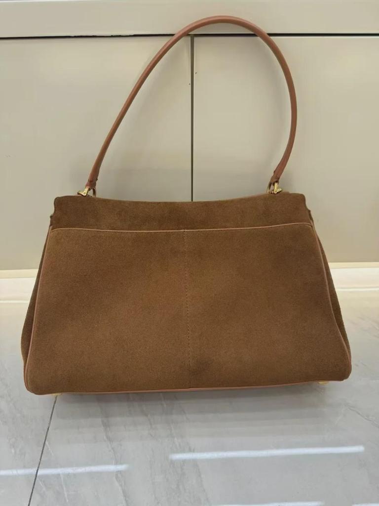 Роскошная сумка-тоут Rodeo Suede Frosted Tote от B: Большая сумка и кроссбоди в европейско-американском стиле