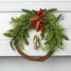 Christmas Wreath Bohemian Wind Wreath Bell Wreath Door Hanging