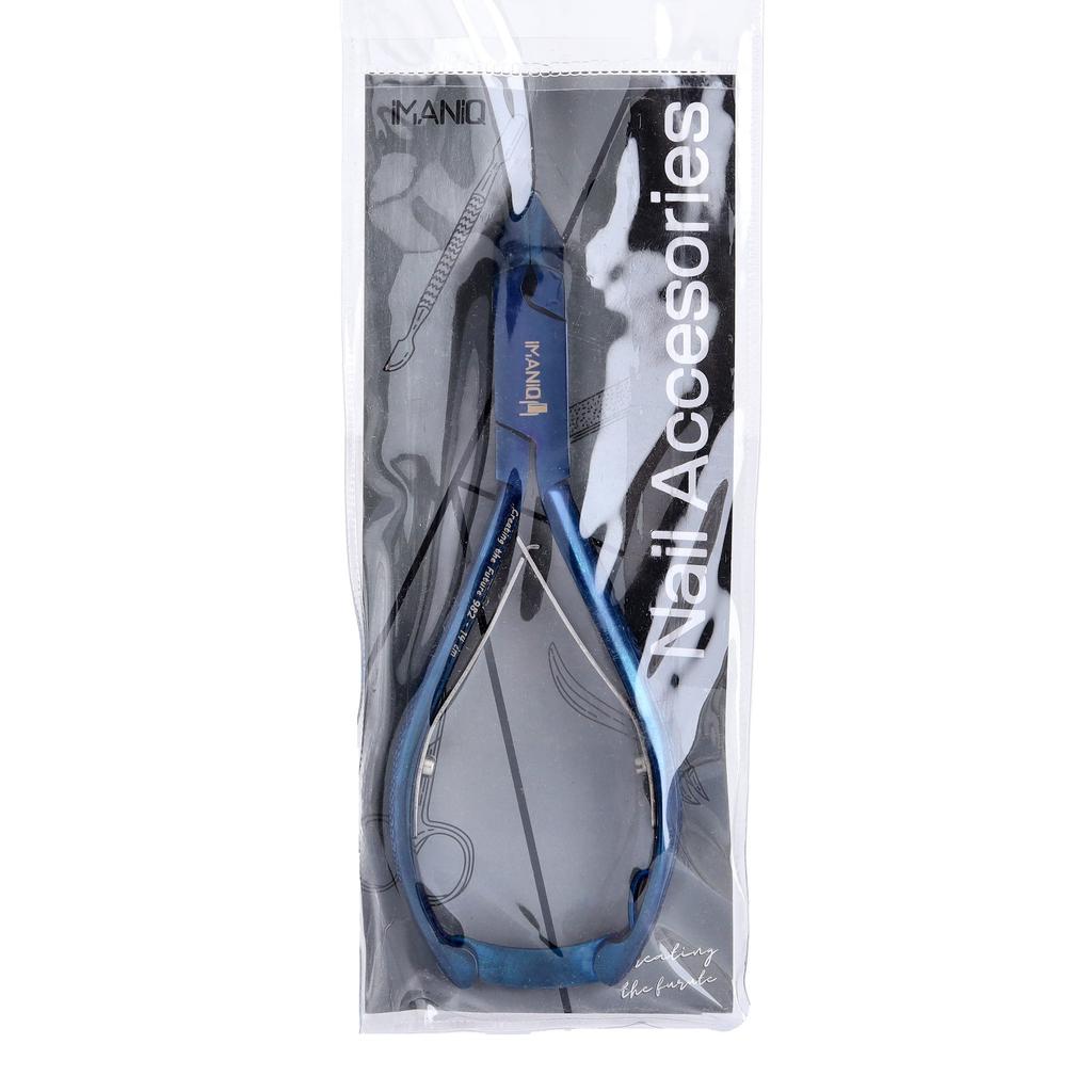 Cuticle Nippers Nail Clippers Cosmetic Scissors Manicure Spa Salon Blue