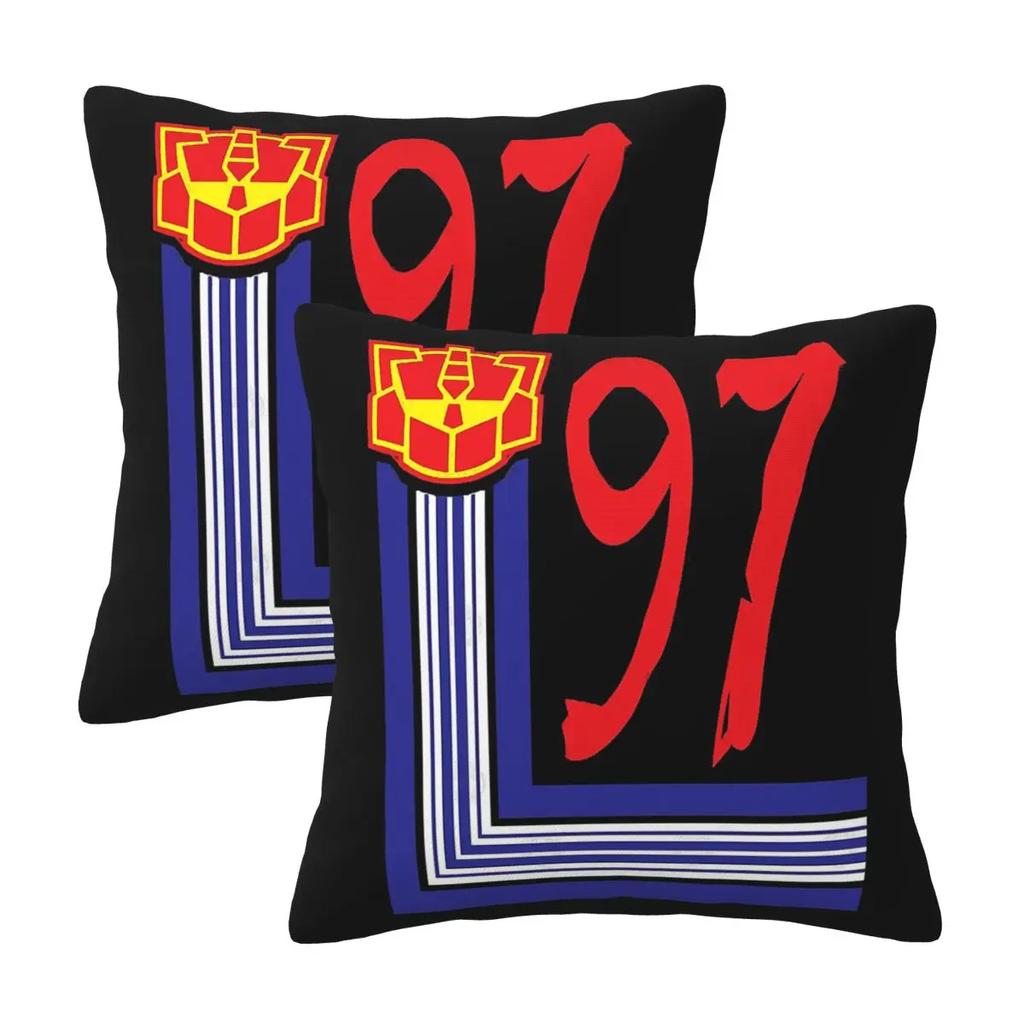 Трансформеры Автоботы 2 шт. Квадратная наволочка Наволочка Подушка на молнии Декоративная Уютная Подушка-плед для дома Дивана