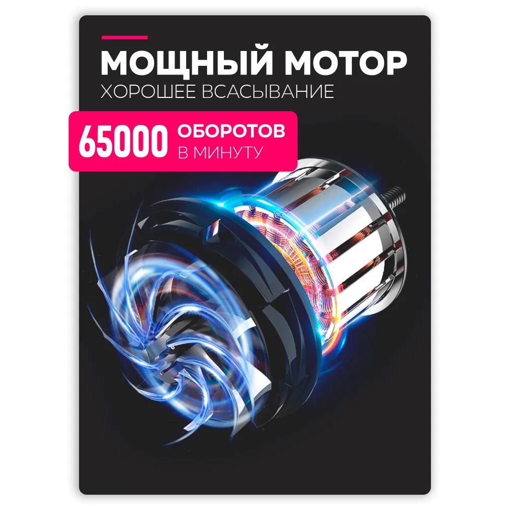 Беспроводной автомобильный пылесос