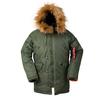 Мужская зимняя теплая куртка Parker Coat Zipper Puffy Warm Jacket Medium Long Jacket