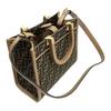 Fendi Солнечная сумка-тоут с узором FF и съемным плечевым ремнем Женская сумка-тоут Коричневая 8BH394ALVYF1GE3