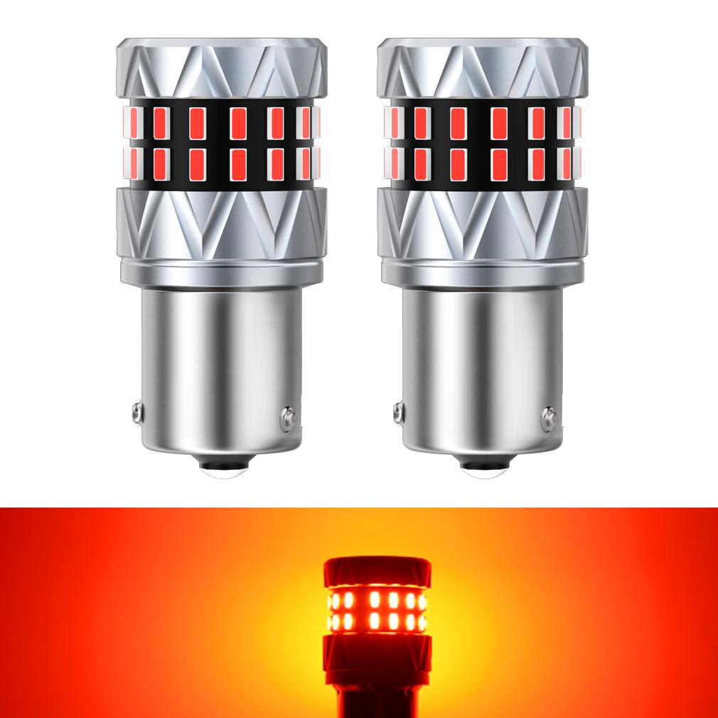 2 шт. P21W Led 1156 BA15S PY21W BAU15S BAY15D P21/5W 1157 Светодиодные лампы T20 7440 W21W WY21W 7443 W21/5W 42SMD Автомобильный указатель поворота Задний тормоз Авто лампа