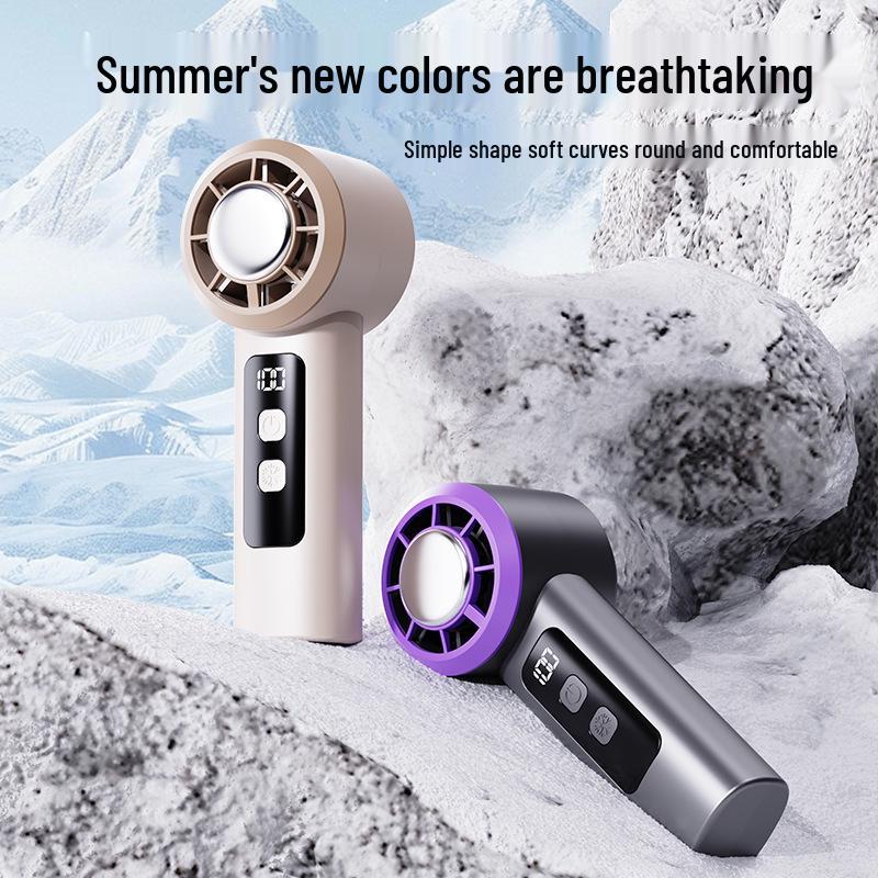 Handheld Mini Air Conditioner Fan 2025 - Long Battery Life, USB-Powered, Compact Cooling