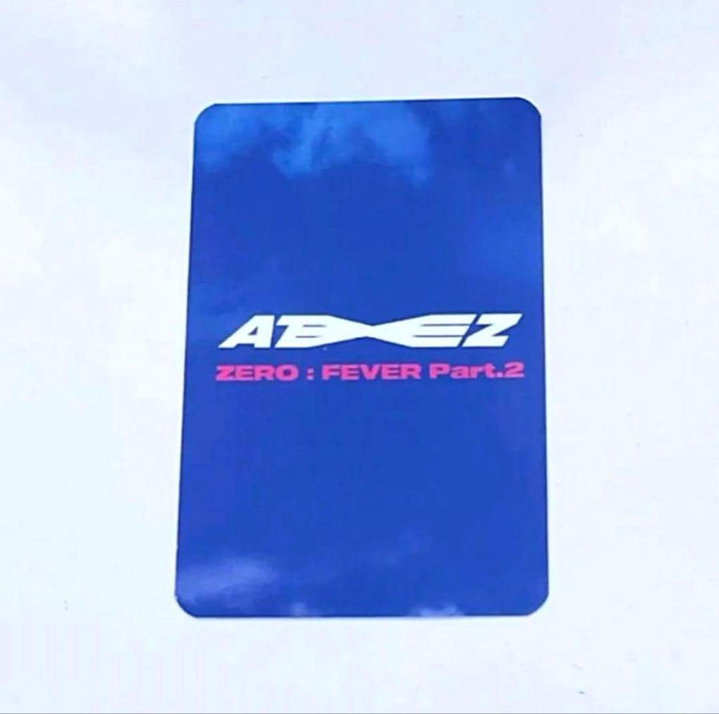 [USED] ATEEZ Seonghwa mokket whosfan trading card seonghwa