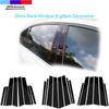 Глянцевый черный для BMW E60 E90 F30 F10 F20 F07 E70 E84 E46 X1, декоративная наклейка на окно автомобиля, средние стойки, отделка для стайлинга автомобиля