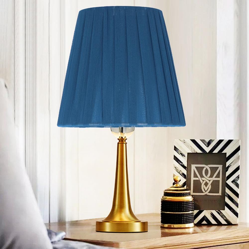 6PCS Fabric Cloth Lampshade Clip On Design Chandelier Lampshade Clip On Lamp Shade Table Lamp