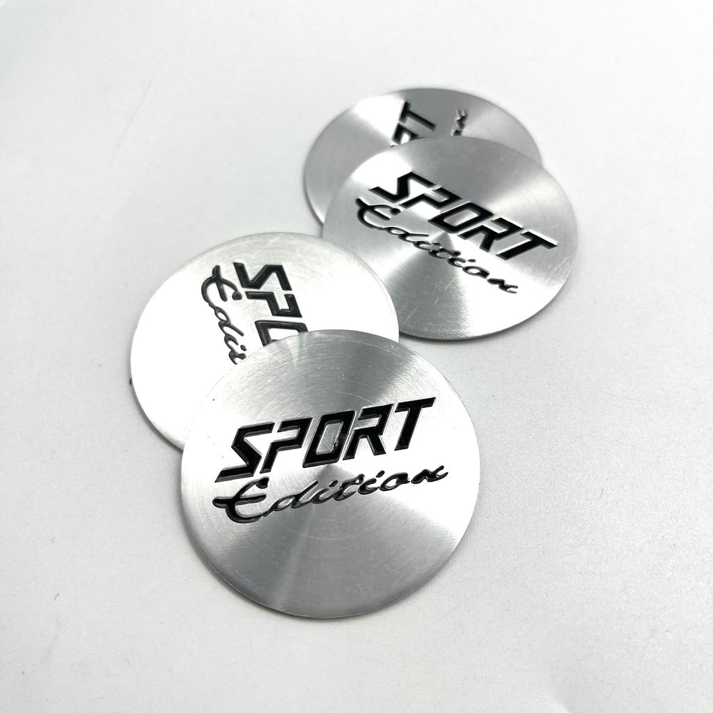 4pcs/Lot 56mm 60mm Universal Car Wheel Center HubCap Sticker Sport Edition Badge Emblem Sticker Styling Auto Accessorie