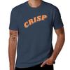 Crisp Original Orange Tshirt Basic Short Sleeve Tshirt For Men