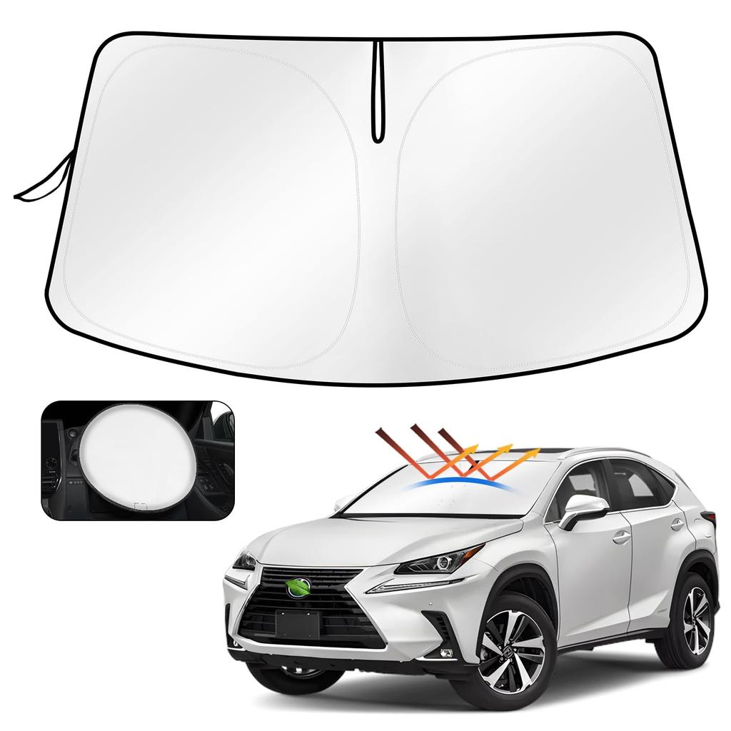 CARTIST Солнцезащитный козырек для Lexus NX NX300h AZ10 Sunline Sunfia Передний солнцезащитный козырек Светлый УФ Автомобильный Индивидуальный Внутренний Автомобильные принадлежности Легко Включает Чехол на руль