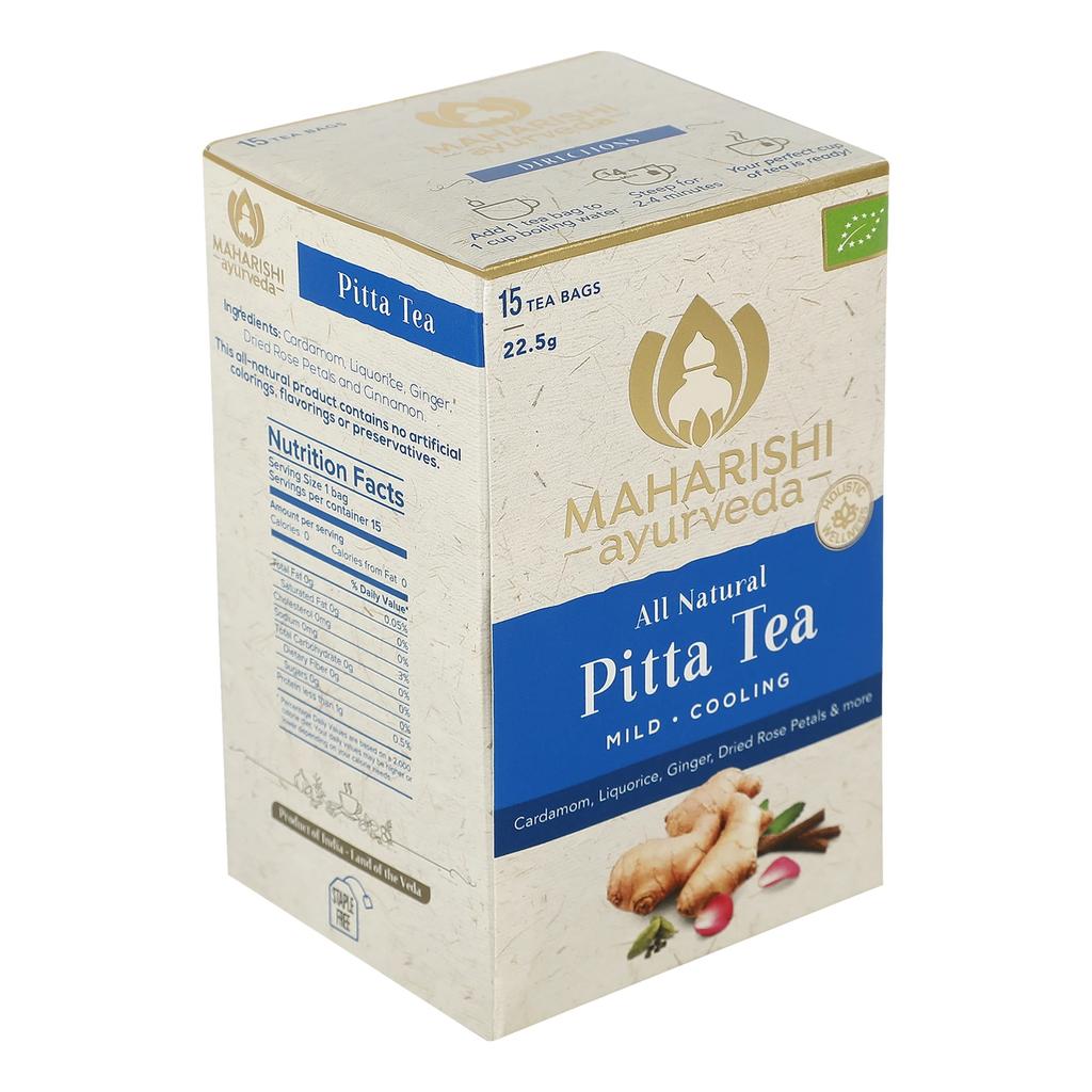 Pitta Tea (15 Pak, 1.5 G), Organic Pitta Tea Maharishi Ayurveda