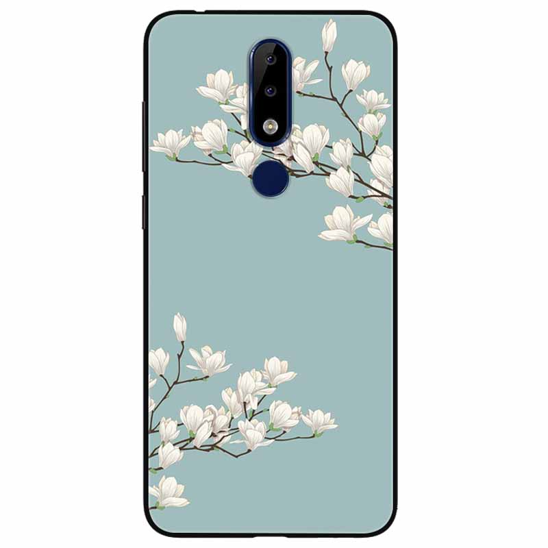 Для Nokia 5.1 Plus Чехол Мягкий Силикон Мультфильм Модный ТПУ Чехлы для Телефона для Nokia X5 Обложка 5.1Плюс Милый для NokiaX5 Защитный