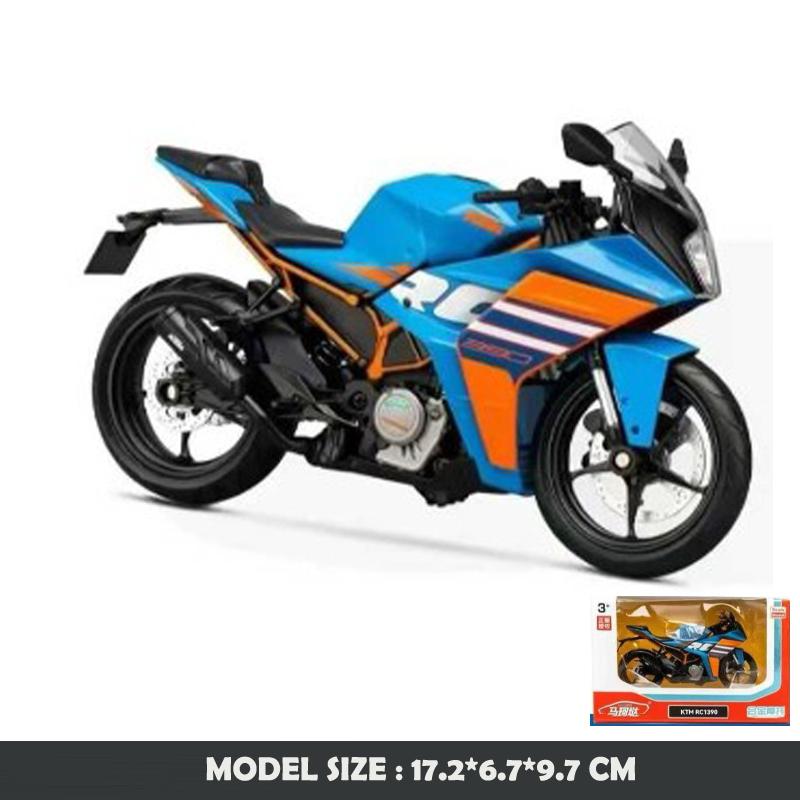 Симуляция 1/12 KTM RC390 Сплав Внедорожный Мотоцикл Модель Коллекция Украшение Металлическая Модель Мотоцикла Подарок Парню