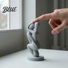 Без заусенцев Орнамент Поверхности 3D-печатная Скульптура Обнимающейся Пары Абстрактная Фигурка Объятий с Гладкой