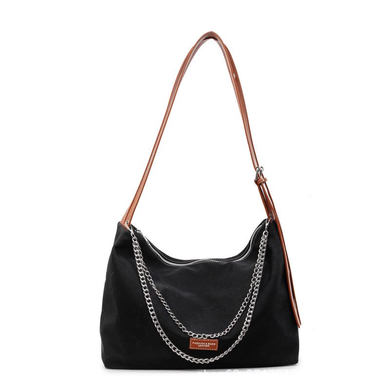 Casual Large-capacity Tote Bag Women's 2025 New Fashion Niche Messenger Bag Popular Shoulder Commuter Underarm Bag