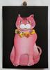 Pink Collar My Beloved Cat Chirimen Craft Kit Cat, Tapestry,