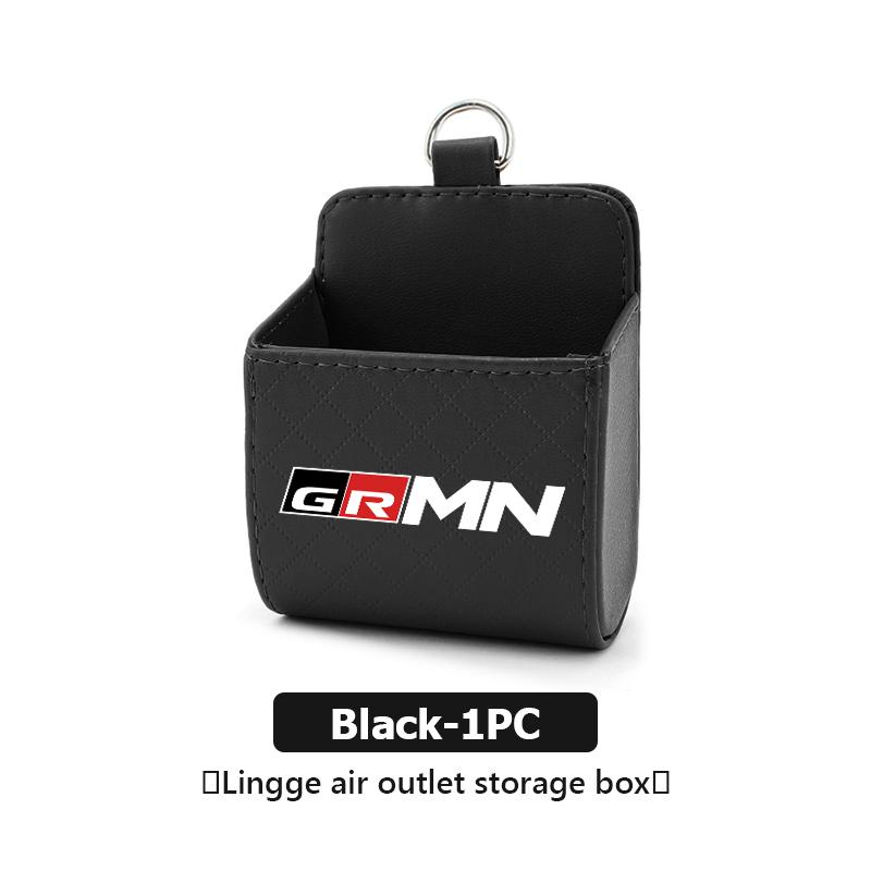 For Toyota Car Air Outlet Storage Box Phone Lipstick Lighter Organizer Crown Yaris Corolla Prius Auris CHR Avalon GR Camry