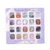 20 Pcs Christmas Advent Calendar Countdown Toy Natural Crystal Agate Stone Rocks Minerals and