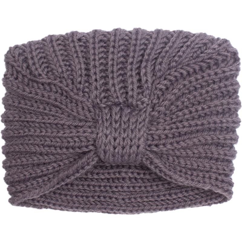 Autumn and Winter New Baby Solid Color Wool Hat, Children's Creative Knotted Pullover Hat, Baby Hat