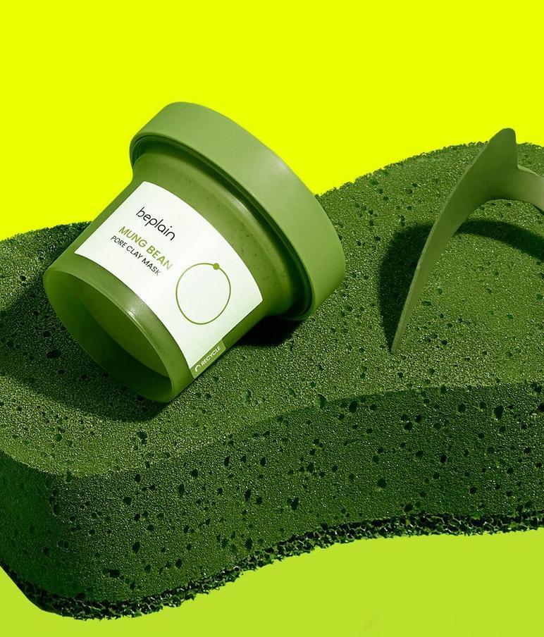 [beplain X LeoJ] Mung Bean Pore Clay Mask 120ml