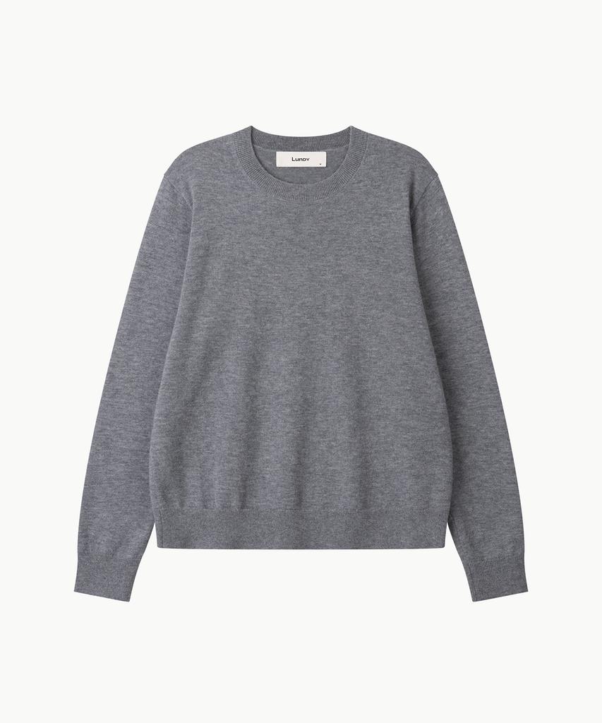 Leondi Round Knit из тонкой шерсти мериноса - Серый