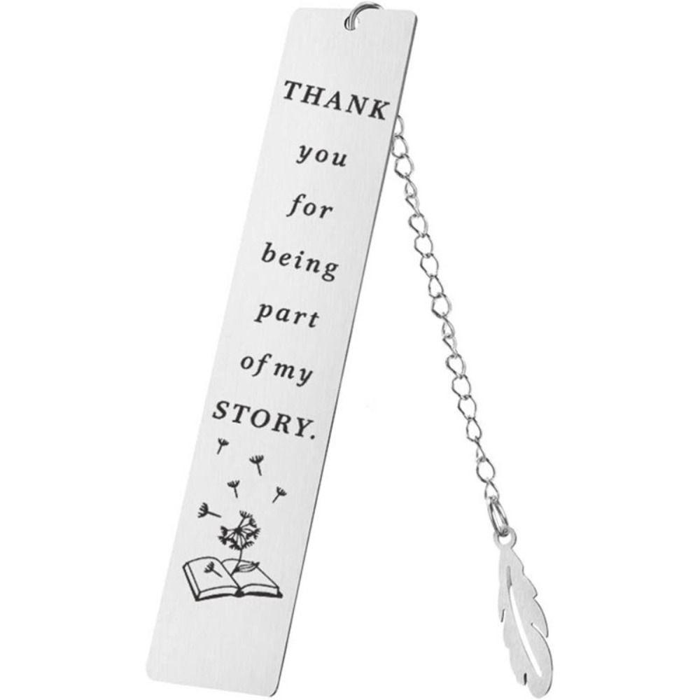 Спасибо Вдохновляющие металлические закладки с подвеской Закладки для помощников учителей Подарки для помощников учителей Закладки для детских садов