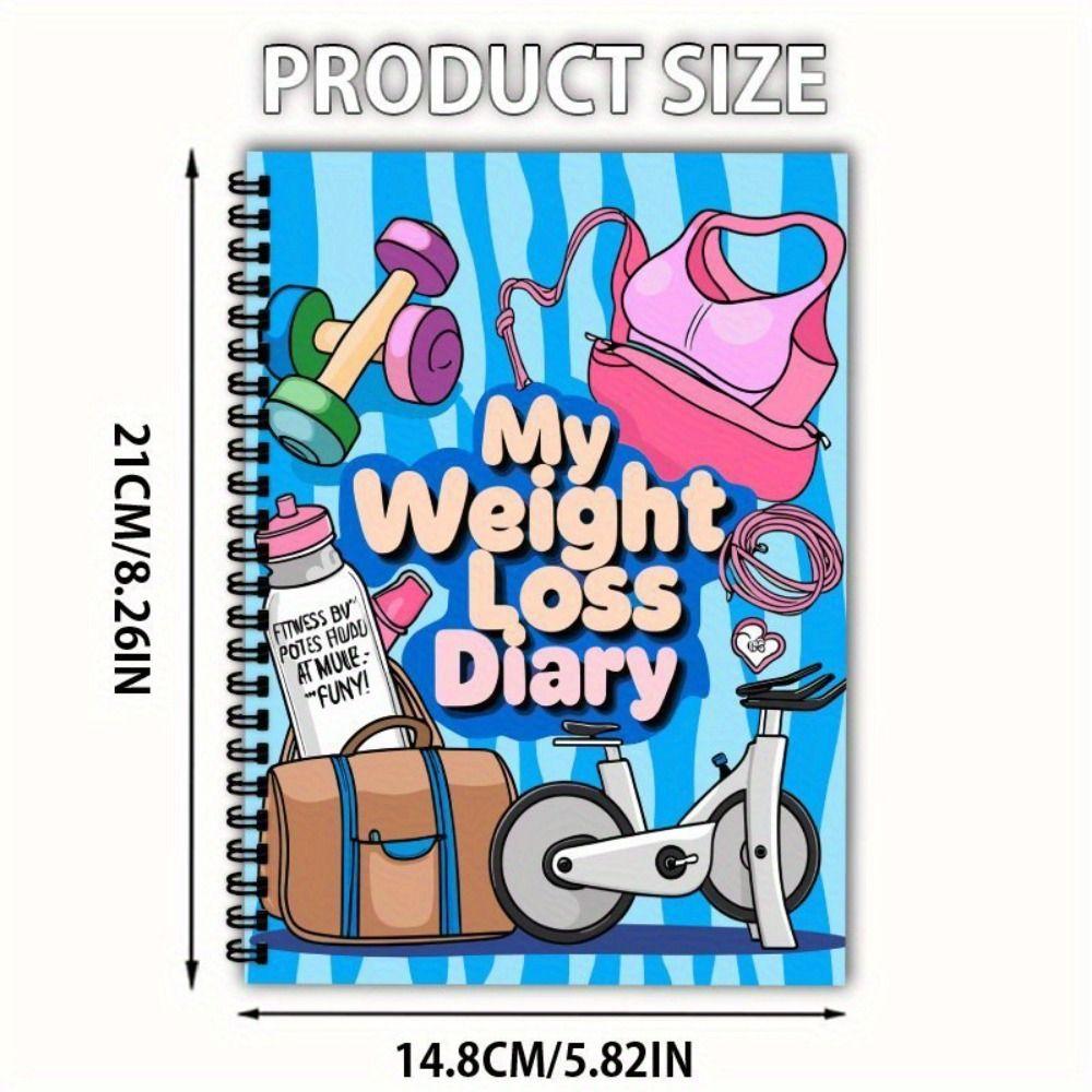 104 Pages Weight Loss Plan Book 12 Weeks Diet Meal Notepad High Quality Fitness Journal  Health