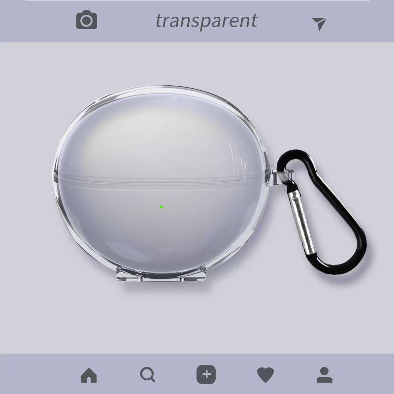 Защитный чехол для наушников Huawei FreeClip: Прозрачный, Полное покрытие, Защита от падений, Мягкий корпус