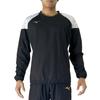 Soccer Size S Men's Water-Repellent Long-Sleeve Shirt, Black, (P2ME7070 09)